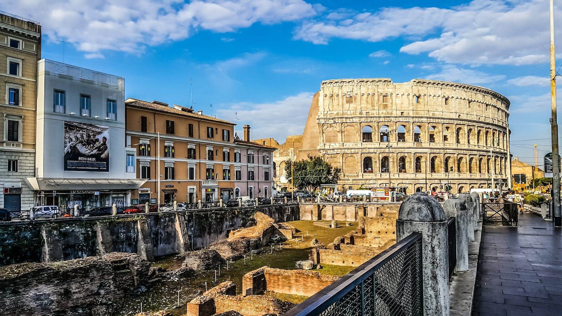 ancient architecture arena buildings